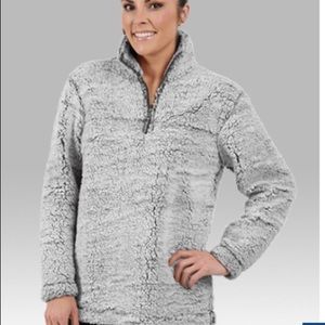 Boxer craft ADULT SHERPA QUARTER ZIP PULLOVER